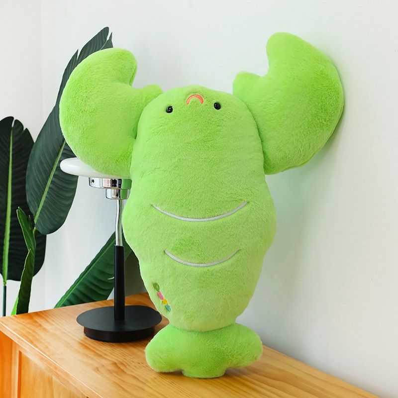 Nieuw schattig kreeft trendy pluchen speelgoed grappig en creatief knuffeldier om mee te slapen en te knuffelen, perfect cadeau_voghion.com