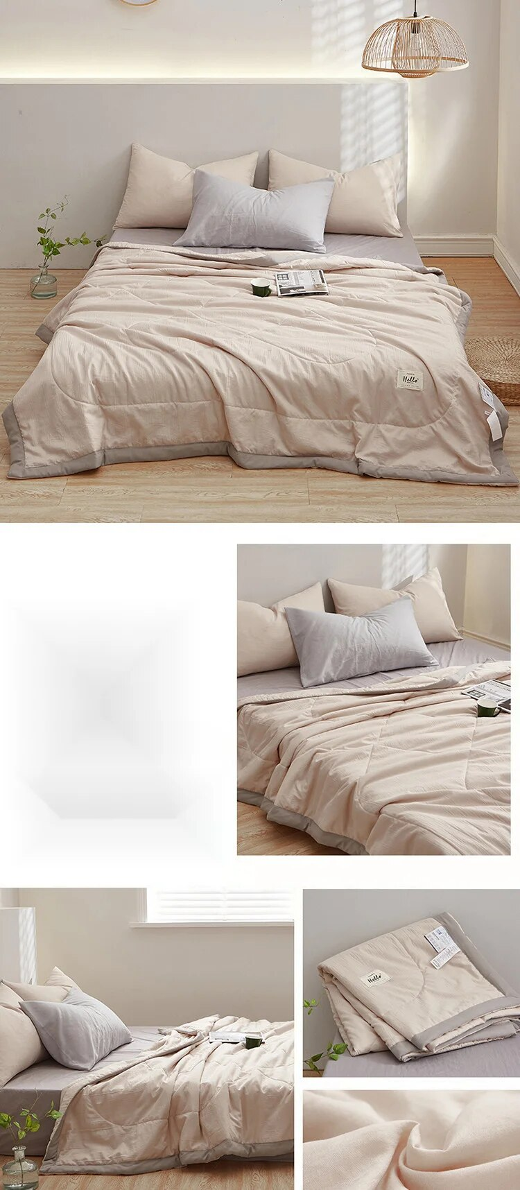 Summer new print free water washed cotton, summer cool air conditioner, quilt, quilt core, single and double bedding for_voghion.com