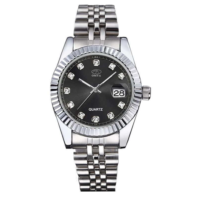 Reloj de cuarzo genuino para mujer, resistente al agua, con calendario_voghion.com