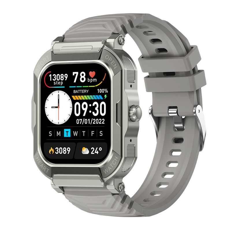new Arrival H30 Smart Watch Three-Proof Outdoor Sports Bluetooth Call Step Count Heart Rate Blood Oxygen Weather Monitoring Square_voghion.com