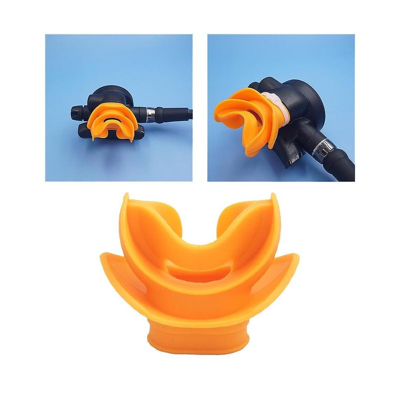 Embout buccal en silicone moulable Régulateur de plongée sous-marine Équipement de plongée avec tuba Eau Snorkelg Va_voghion.com