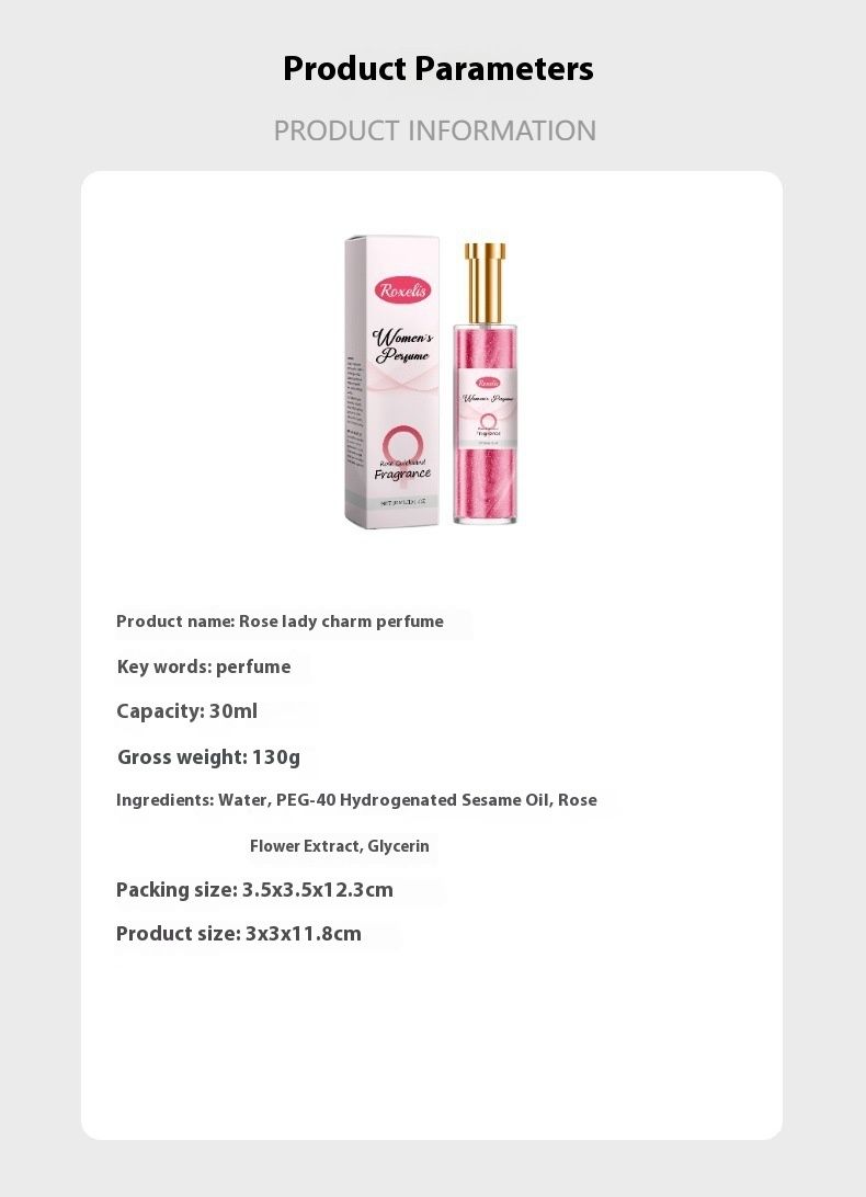Charming Perfume Series Emits Natural Fresh Elegant Fragrance Lingering Fragrance Lovers' Dating Daily Perfume_voghion.com
