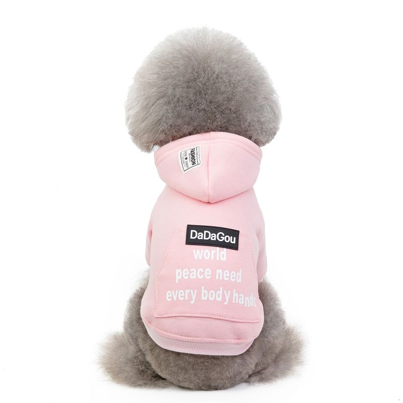 Haine pentru animale de companie toamnă/iarnă, ursuleț de pluș nou, câini mici, material textil, hanorac cu 19 buzunare mari_voghion.com
