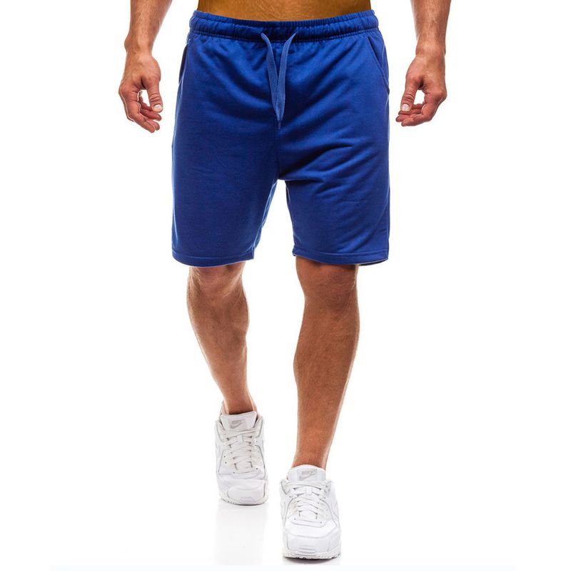 Unbeatable Quality Men's 5-point Solid Color Casual Sports Shorts, Loose Drawstring Beach Pants, Plus Size Pants_voghion.com