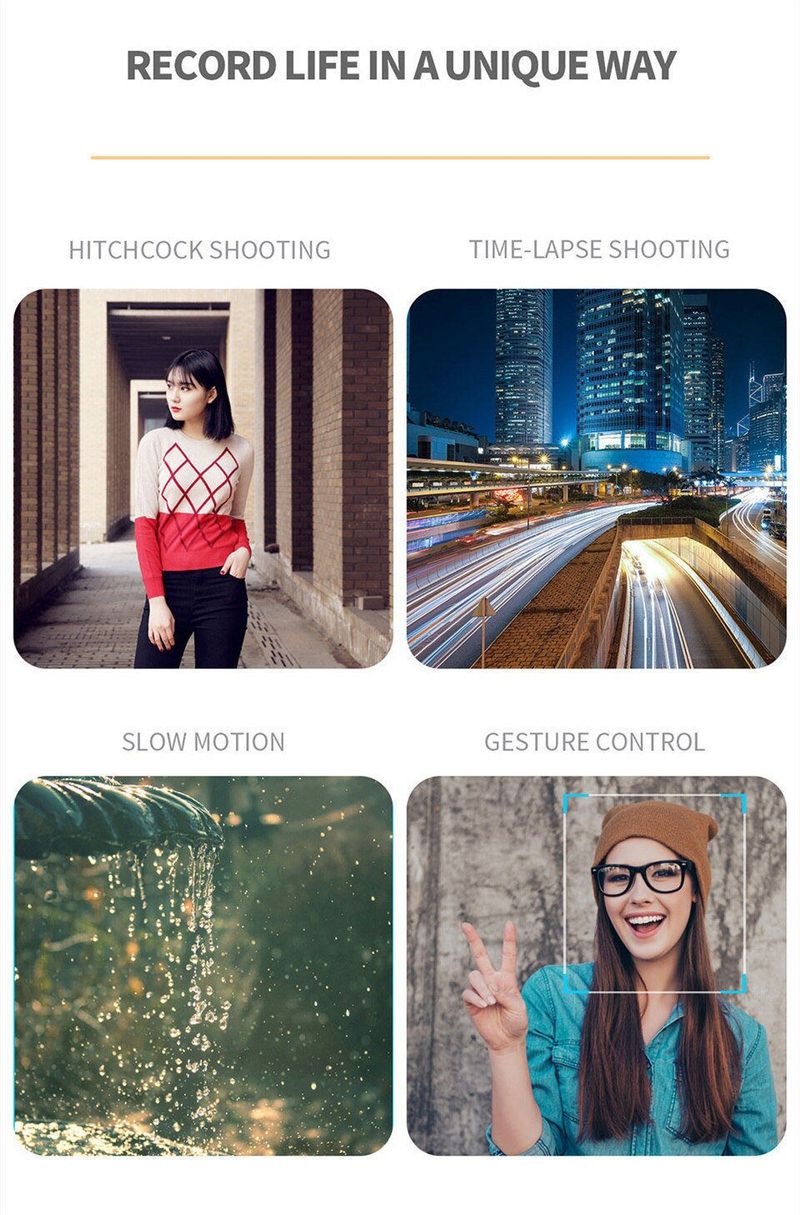 Gimbal Stabilizer Selfie Stick Fill Light Smartphone Baseus Handheld Action Cameras Bluetooth Tripod_voghion.com