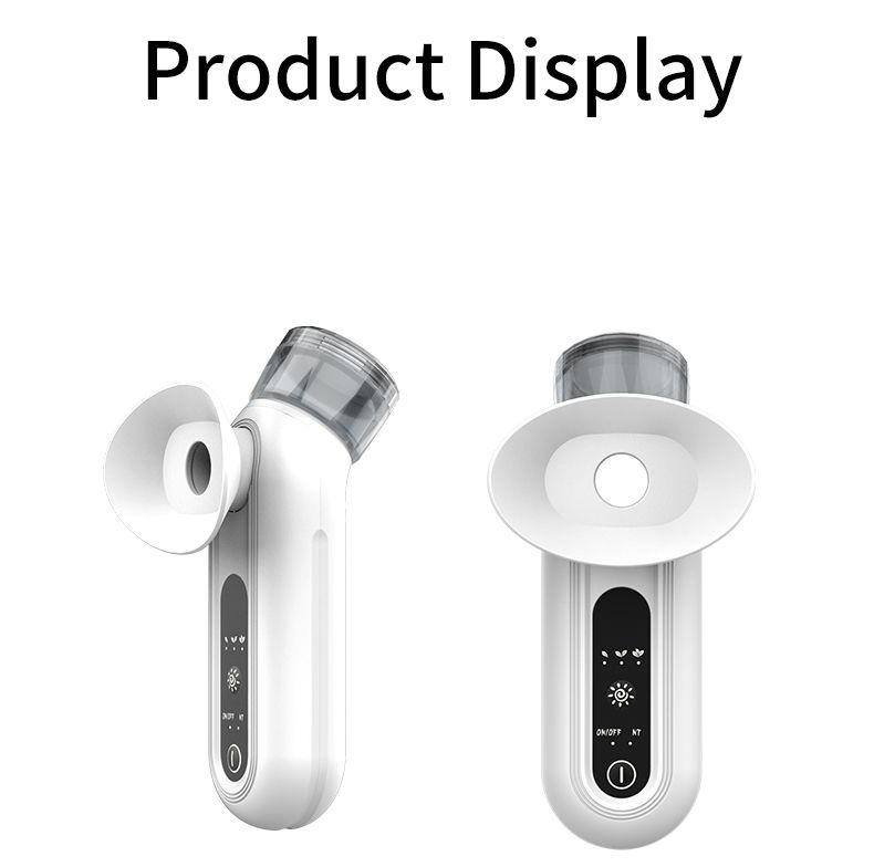 Dispositivo de hidratação ocular Pulverizador ocular recarregável para aliviar olhos secos e hidratar o rosto, compressa quente portátil - Branco_voghion.com