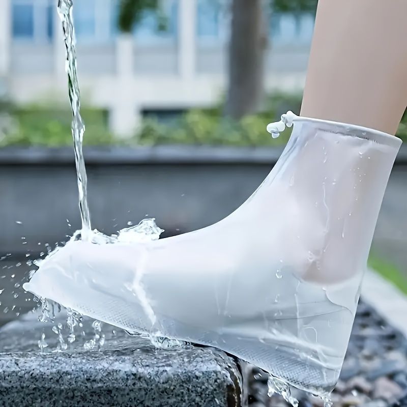 Reusable Shoe Protectors - Silicone Non-Slip, Unisex Rain Boots, Indoor/Outdoor EU Quality_voghion.com