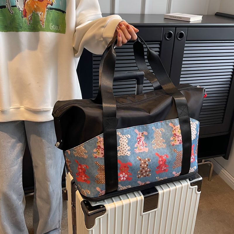 Valigia telescopica leggera e di grande capacità per viaggi brevi, borsa per mamma e bambino, borsone_voghion.com