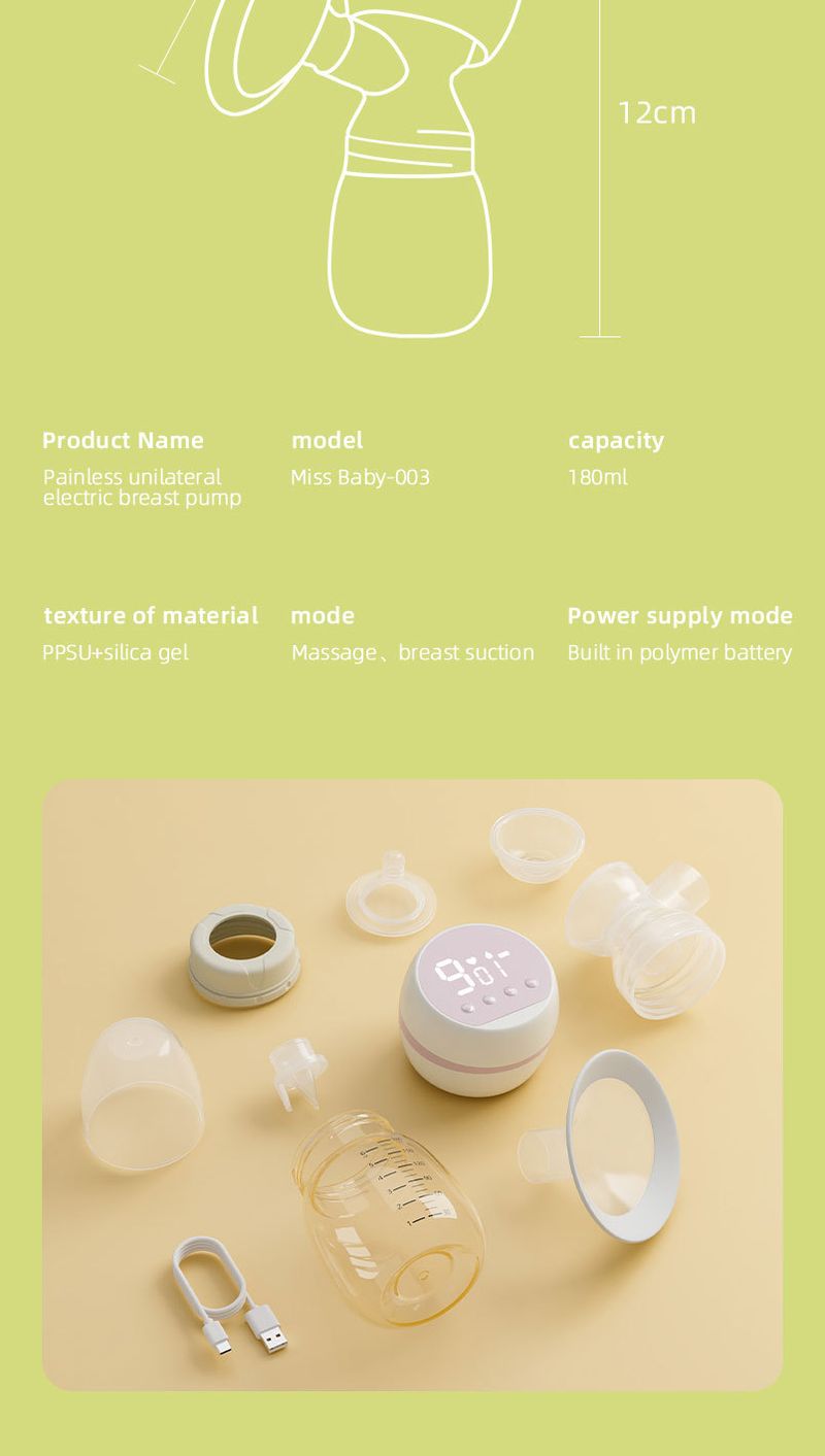 Mellpumpák Elektromos mellpumpa Intelligens Integrált Teljesen Automatikus Nagy Szívófejőgép Masszázs Kényelmes Csendes Mellpumpa_voghion.com