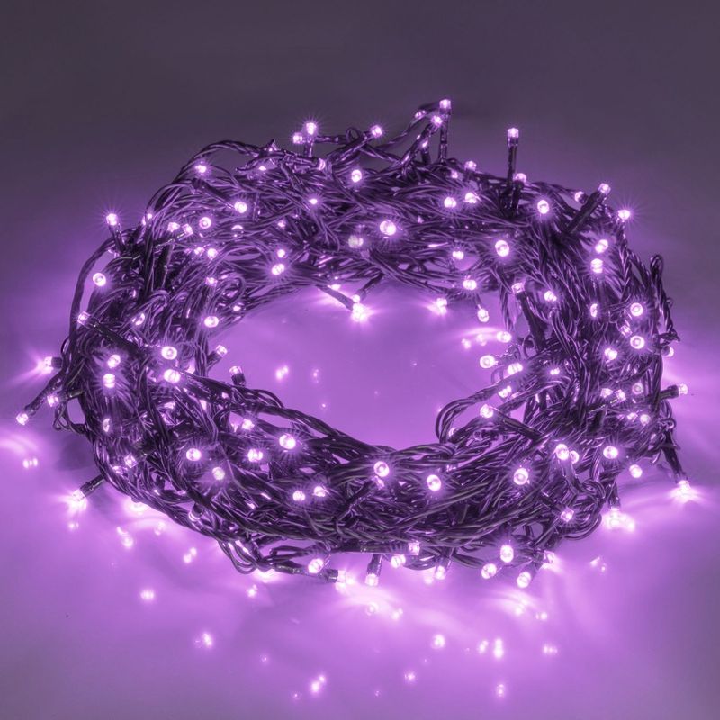 Halloween 66FT String Dration String Lights Lights 8 Mini Indoor Halloween 200 In Fairy Lighting For Lights Plug With LED Modes_voghion.com