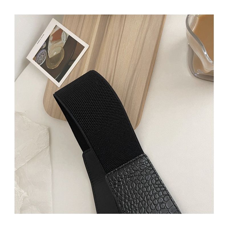 Super Wide Elastic Waist Coat Skirt Women's Outer Wear Belly Belt With Suit_voghion.com
