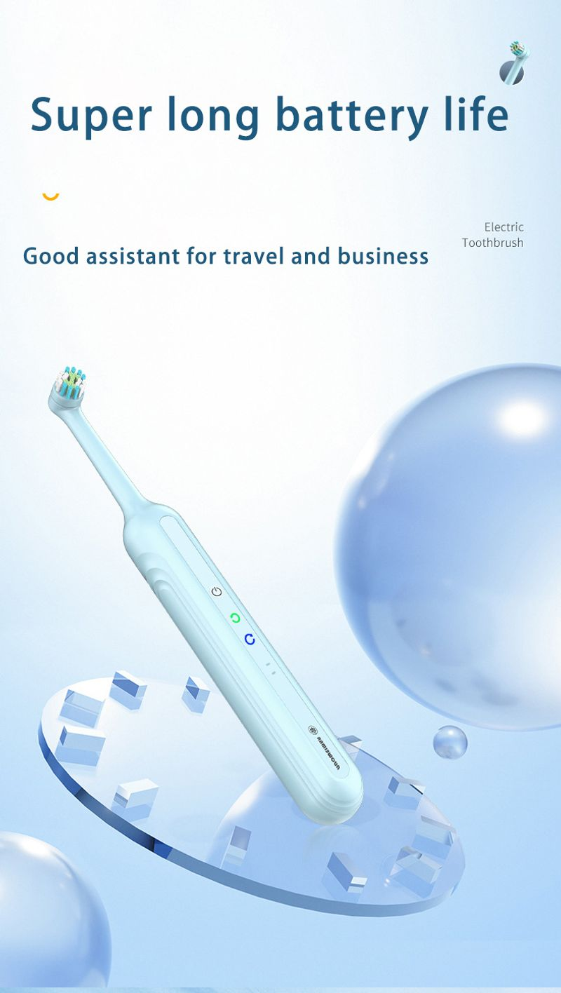 Adult Rotating Electric Toothbrushes Tails Sonic Teeth Whitening Rechargeable 4 Colors Options Timer IPX7 Brush_voghion.com