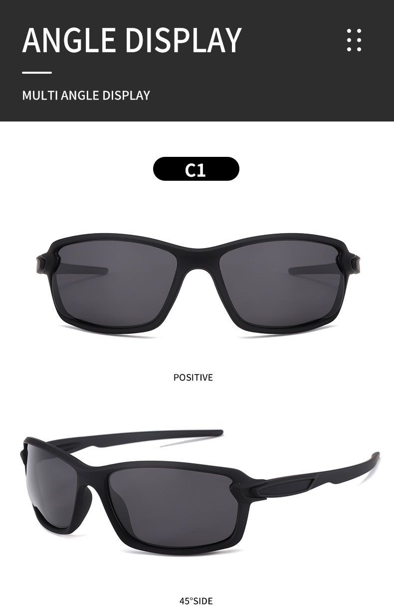 Occhiali da sole sportivi unisex - Antivento polarizzati per attività all'aperto e guida_voghion.com