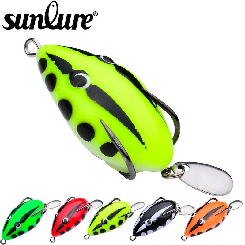 5G Simulation Snakehead Soft Mini Lure 4cm Modified Frog Bait Fishing Gear_voghion.com