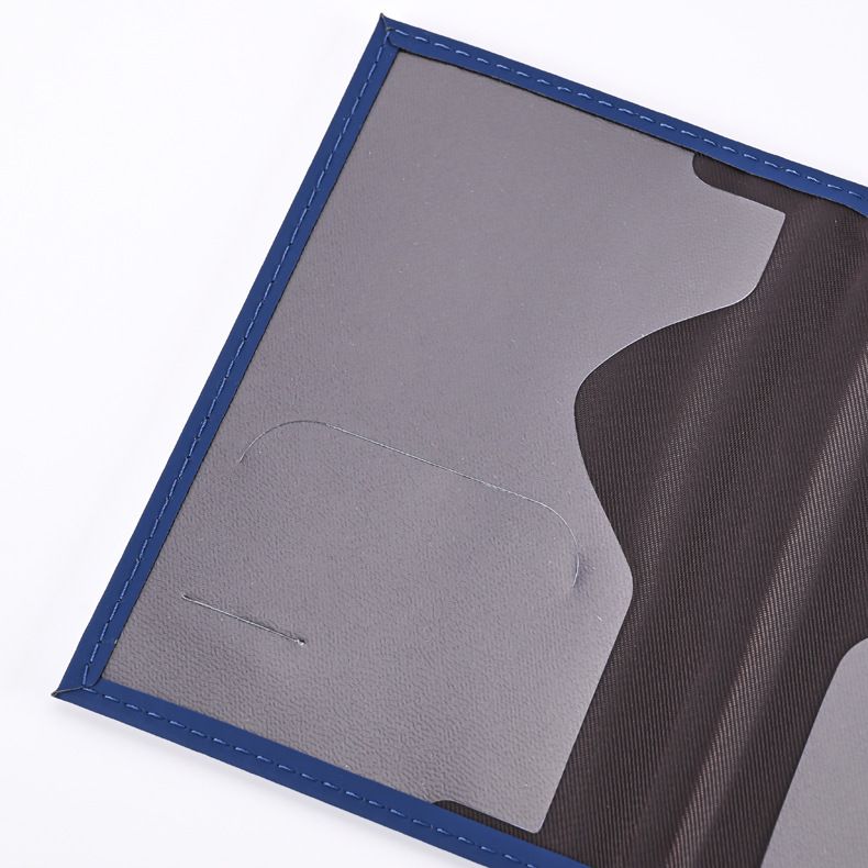 Capa de passaporte de poliuretano com toque de pele lisa, porta-passaporte, porta-bilhetes, passaporte_voghion.com