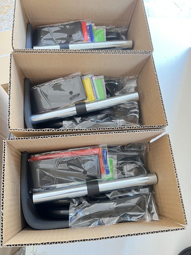 Bauchrad 7-teiliges Set Heim-Innenausstattung Skipping Push-Up-Ständer AB-Rad Fitness-Kombinationsset_voghion.com