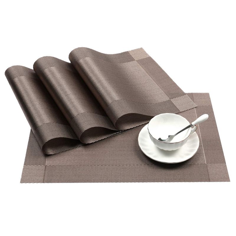 Tischsets für den Esstisch – wasserdicht und hitzebeständig für Tische und Teller (Elegantes, rutschfestes Design, 4er- oder 6er-Set, hochwertige Heimdekoration)_voghion.com