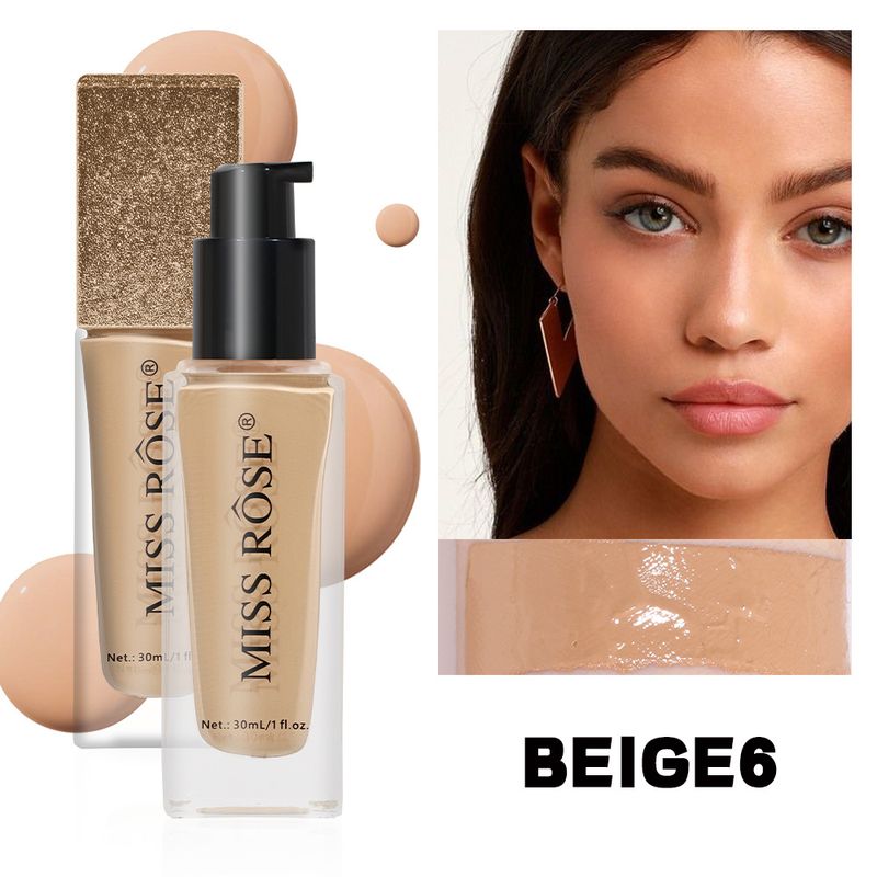 Makeup Long Lasting Waterproof Non Smearing Liquid Foundation Light Natural Clear Sweat Proof Oil Control Concealer Foundation_voghion.com