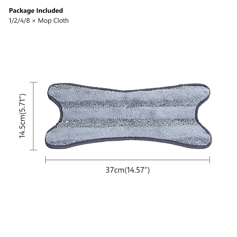 Microfiber Washable X-type Butterfly-shaped Cleaning Tools Mop Rag Smudge Removal Mops Pads Replacement Flat Cleaning Cloth_voghion.com
