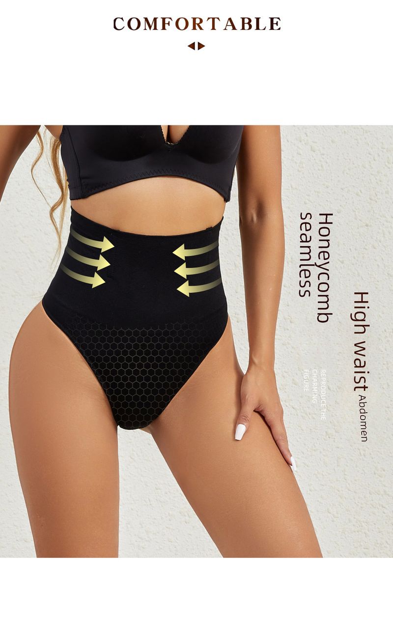 Body Shaping Women's High Waist Abdominal Pants Body-fit Belly-fitting G-string Exposed Ass PP Hip-lifting Pants Hip Pants_voghion.com