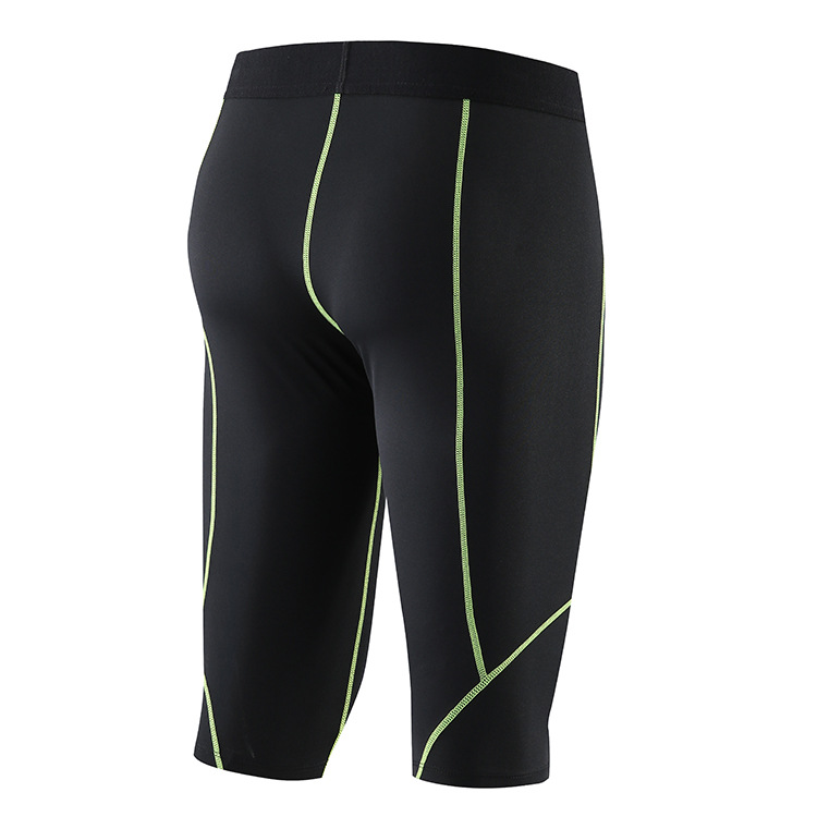 Herrenbekleidung Sommersport-Leggings Lauf-Fitness-Trainingshose Kompressionshose für Herren und Damen Basketball sieben Punkte_voghion.com