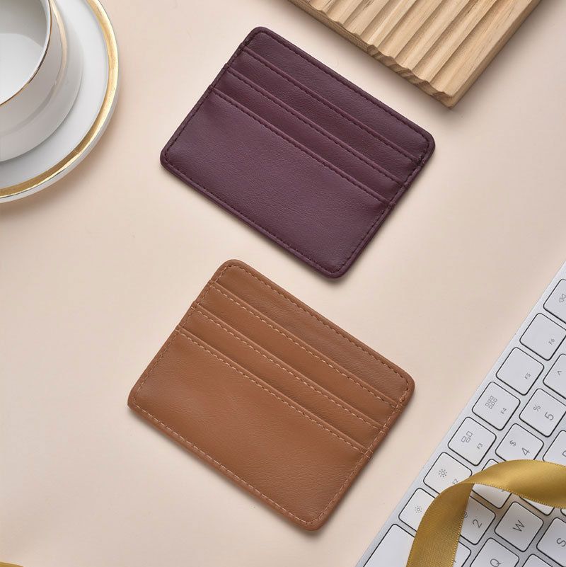 Multi-card Position, Large-capacity Card Bag, Sewing Line, Portable ID Bag, Multi-functional Card Sleeve, Multi-color._voghion.com