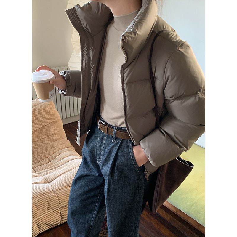 Mulan promove jaqueta leve e quente para mulheres em Guangzhou Treze Linhas, outono e inverno, com penas de pato branco_voghion.com