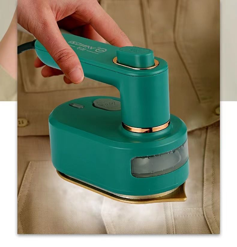 Handdampfgerät mit doppeltem Verwendungszweck, Trocken-Nass-Dampfbügeleisen, tragbarer Mini-Kleidungsdampfer für den Heimreiseschlafsaal_voghion.com