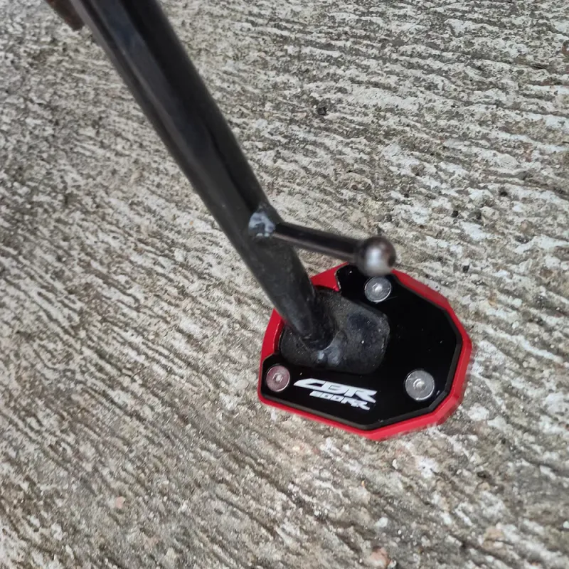 Pro motocykl CNC Kickstand Boční stojan Prodlužovací podložka zvětšovací nosná deska cbr600rr cbr600 rr PRO CBR600RR_voghion.com