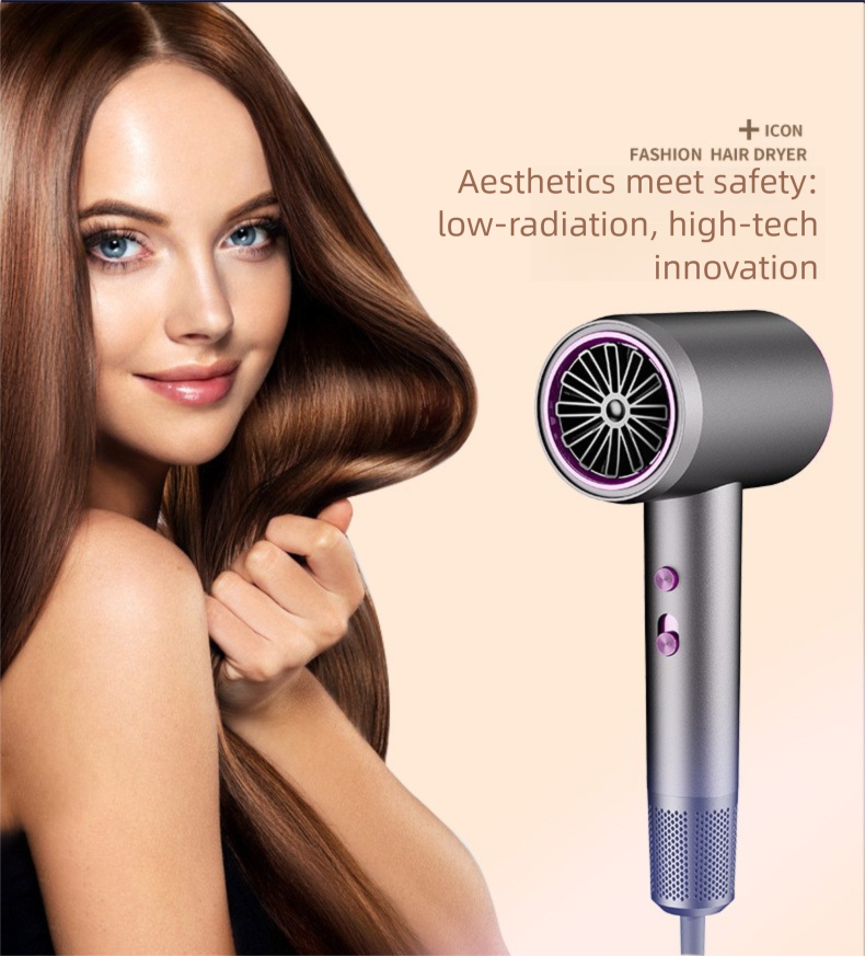 High-Speed Negative Ion Salon Home Use Constant Temperature High Power Quick-Dry T-Shaped Hair Dryer_voghion.com
