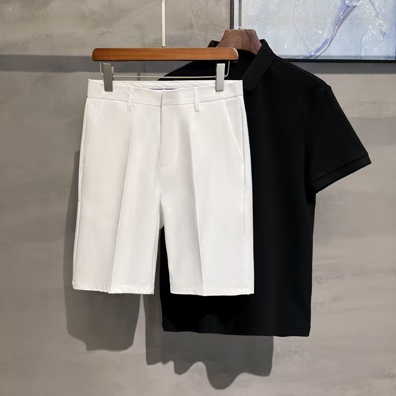 27-42 Summer Luxury High Quality Men's Casual Shorts Versatile 5/4 Western Pants Thin Middle Pants Western Shorts_voghion.com