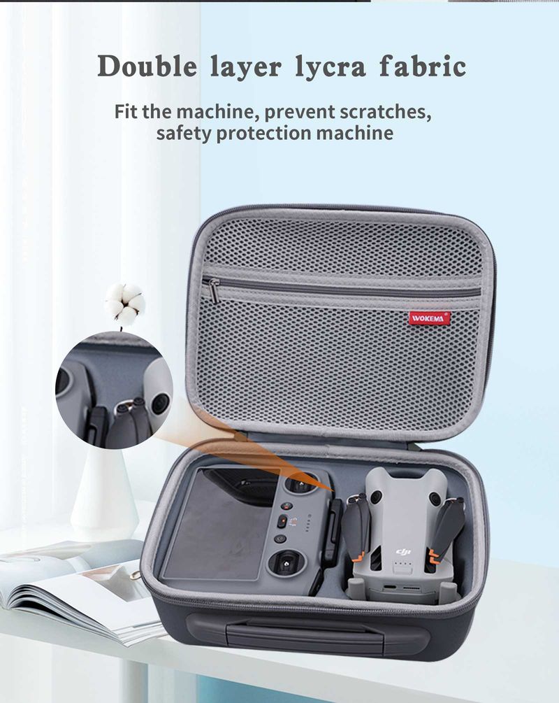 Per DJI Mini 4 PRO Drone Corpo Telecomando Accessori Scatola di immagazzinaggio resistente agli urti Borsa a tracolla Borsa a mano_voghion.com