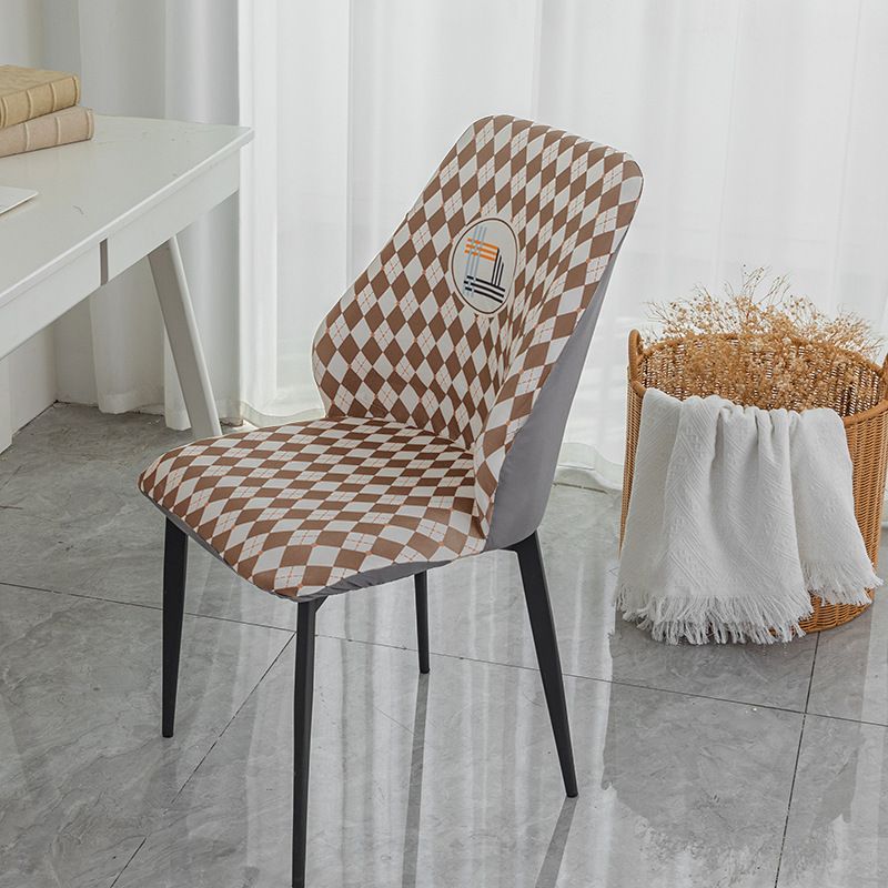 Coprisedia moderno in poliestere elasticizzato – Misura universale per sedie dalla forma unica (antiscivolo, resistente, antipolvere, decorativo)_voghion.com