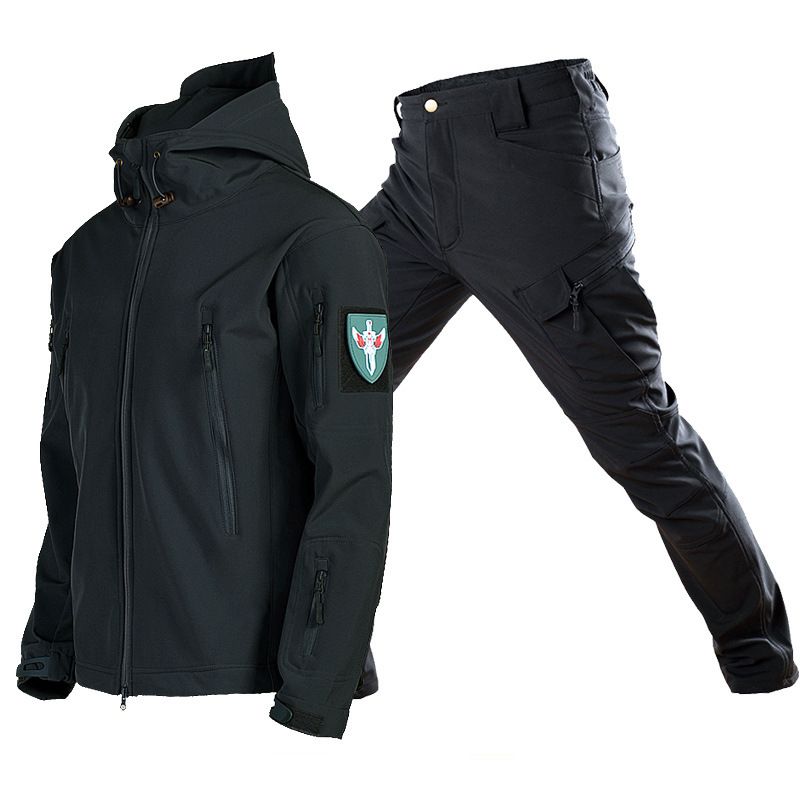Miesten vaatteet 2024 Uusi Soft-Shell Hardshell -puku naamiointitakki Fleece-takki Tactical Jacket -takki_voghion.com