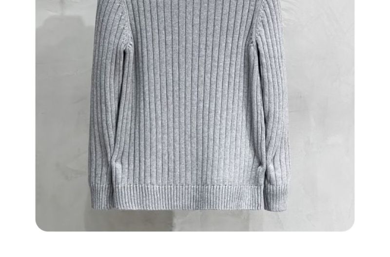Men's Clothing Spring And Autumn New Cardigan Sweater Men Style Zipper Outerwear Knitted Sweater Thickened All Match Jacket Men_voghion.com