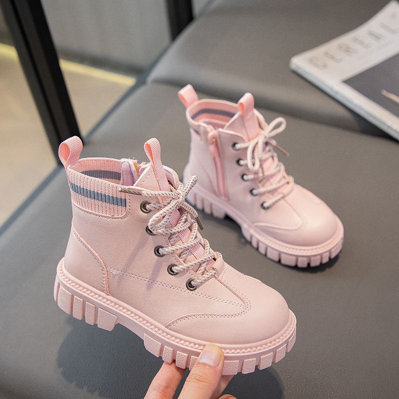 Martin Boys' New Autumn Winter, Medium To Large Children's And Girls' Short Boots, British Style, Soft Sole, Anti Slip,_voghion.com