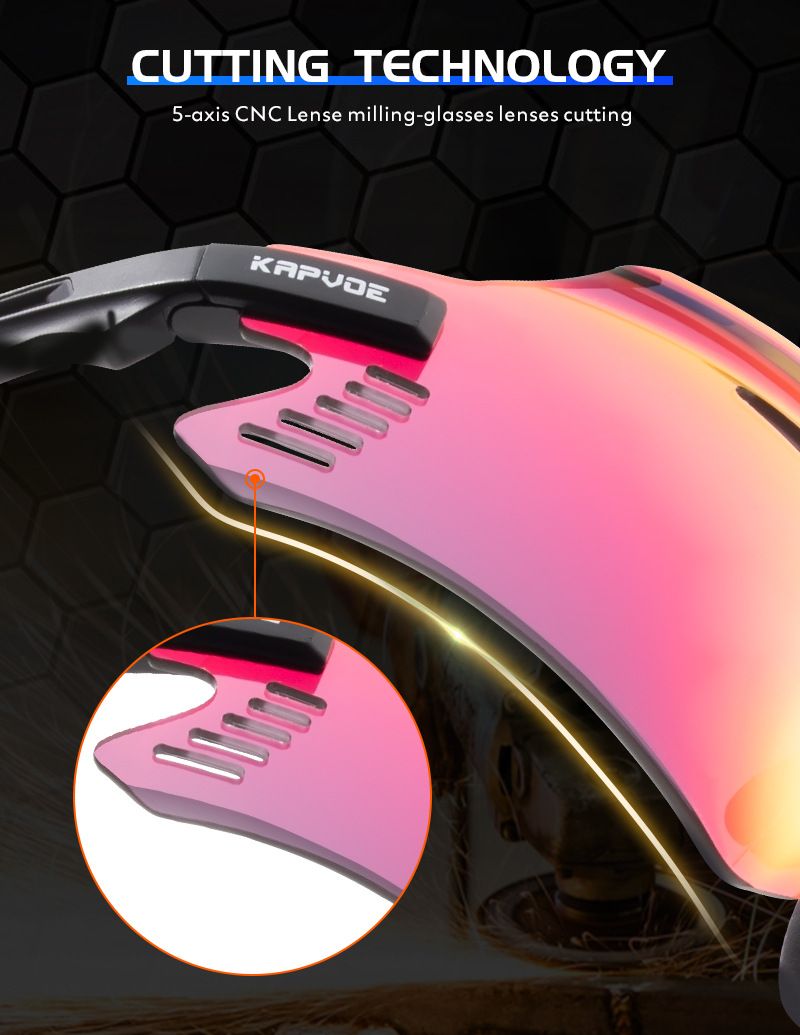 Kapvoe New Color Changing Cycling Glasses Running Sports Goggles Mountain Bike Day And Night Dual Use Goggles_voghion.com