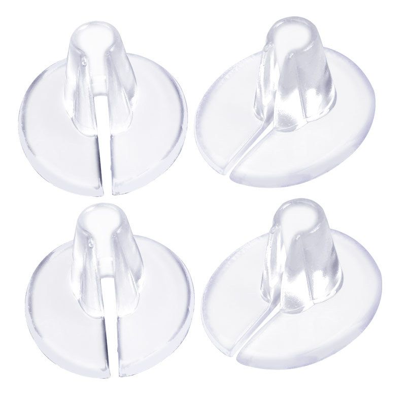 Geschikt voor alle seizoenen Ovale GEL-voorvoetkussen Antislip anti-slijtage halve flip-flop pad Voetpijnverlichting_voghion.com