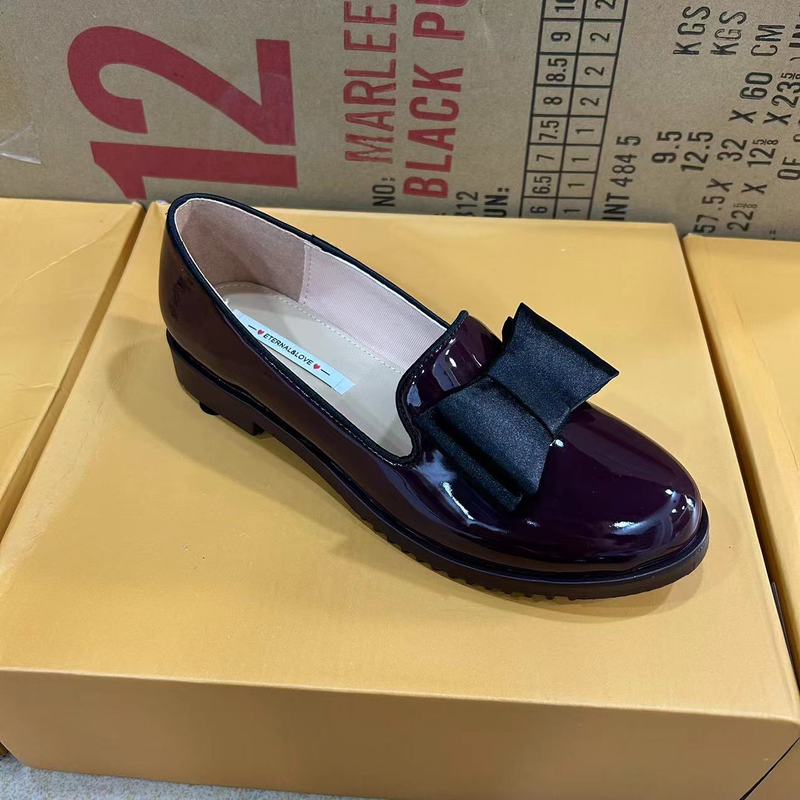 Dammeschuhe Trade Original Schleife Dammeschuhe, Iwwerzich mat ronnen Zéiwen, bequem an einfach Dammeloafer_voghion.com