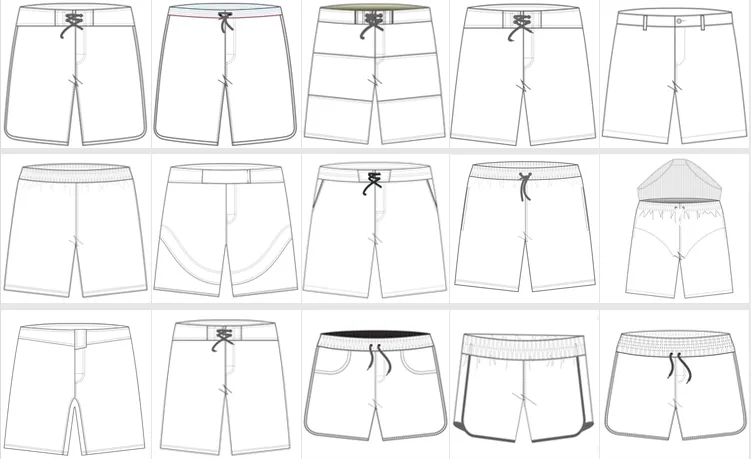 Custom Men's Gradient Swim Trunks Summer Quick Dry Water Resistance Pocket Beach Shor Hawaiian Shor Men Summer956_voghion.com