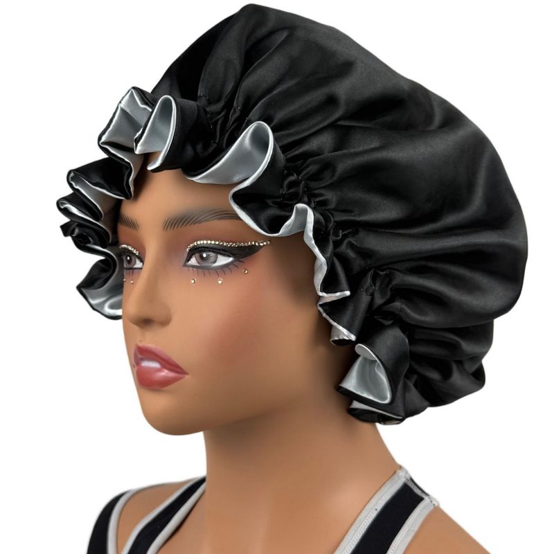 Cross-Border elastische hot-selling dubbelzijdige satijnen bad Europese en Amerikaanse nieuwe gladde kleur-matchende Slee_voghion.com