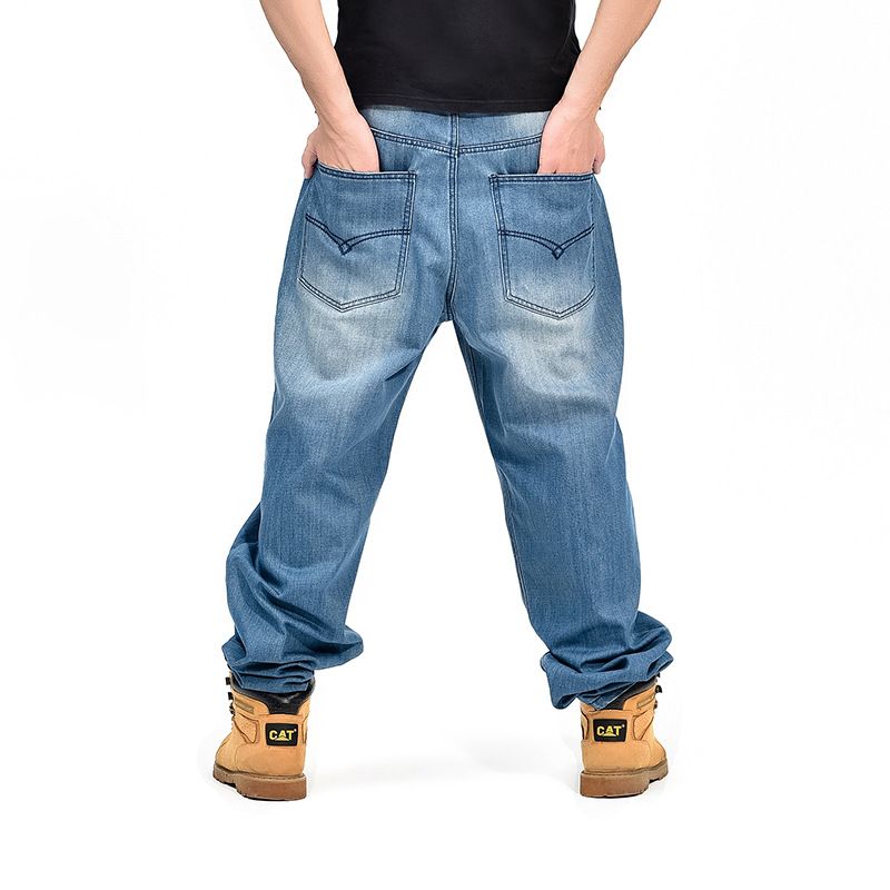 Vestiti da uomo taglie forti Tendenza autunno e inverno Nuovo pantaloni larghi più grassi più grassi Hip Hop grandi taglie da skateboard_voghion.com
