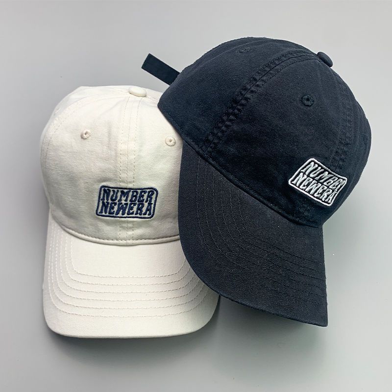 Curved fashionable simple new summer men's and women's baseball caps, sun protection versatile, light color casual_voghion.com