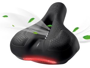 Selle de vélo ROCKBROS Siège de vélo avec silicone épais et mousse confortable et douce_voghion.com