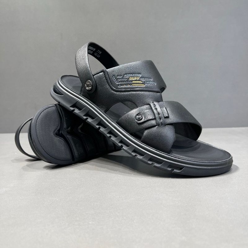 Sandali da uomo, nuove pantofole estive casual comode e fresche, adatte per l'uso all'aperto, traspiranti, alla moda e alla moda._voghion.com