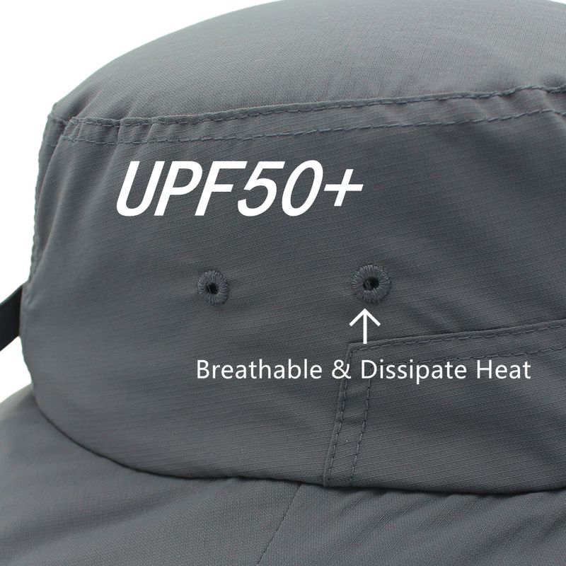 Cappello da pescatore da donna alla moda Connectyle, regolabile, traspirante, antivento, ad asciugatura rapida, protezione UV, tesa larga, per sole, all'aperto, tutti i giorni_voghion.com