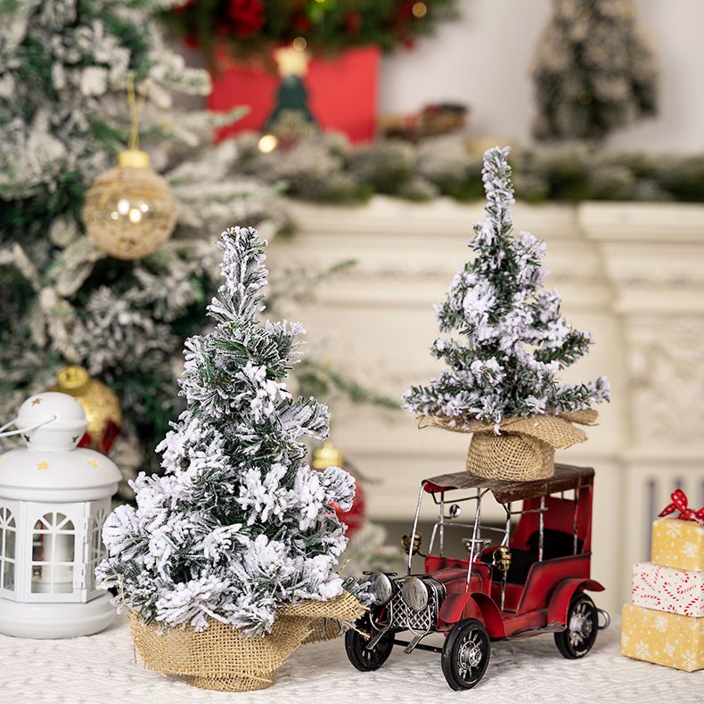 Christmas decorations Creative Christmas Tree Mini tree Tabletop decoration Christmas snow spray tree_voghion.com