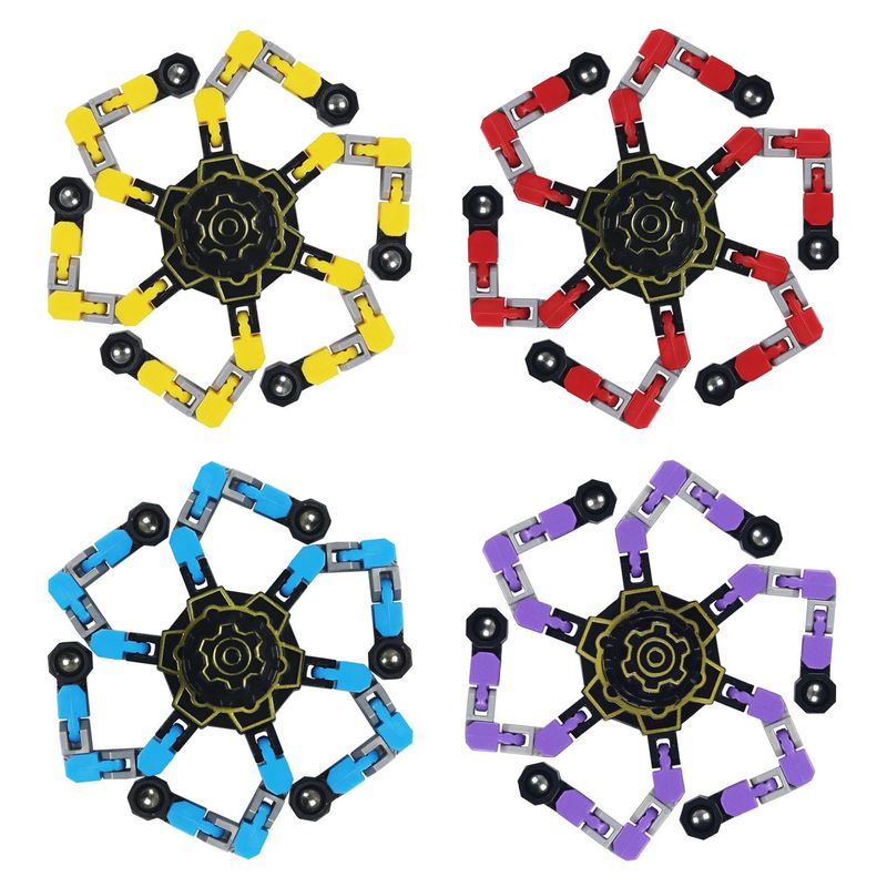 Giroscop mecanic cu vârful degetului, puzzle variabil, deformare a lanțului de decompresie, robot de jucărie giroscop_voghion.com