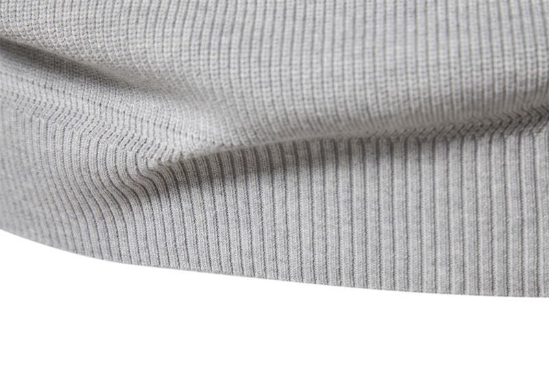 Nieuwe herfst- en wintertrui voor heren in Europese maat, heren met lange mouwen, halve rits, opstaande kraag, effen kleur, casual trendtrui die bij elkaar past_voghion.com