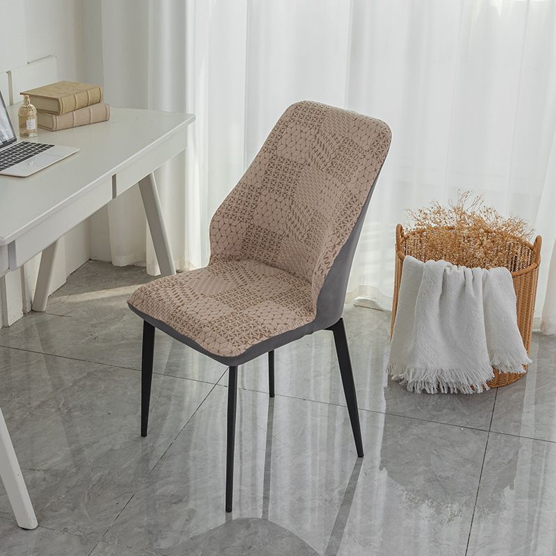 Coprisedia moderno in poliestere elasticizzato – Misura universale per sedie dalla forma unica (antiscivolo, resistente, antipolvere, decorativo)_voghion.com